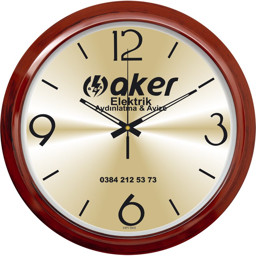 Plastik Duvar Saati